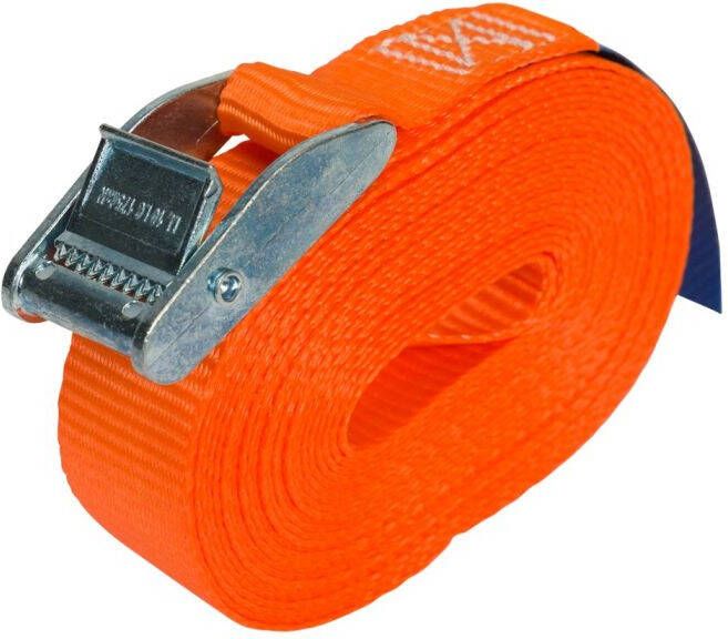 mtools Konvox Spanband 25mm klemgesp 803 5m 175 350 daN Oranje |