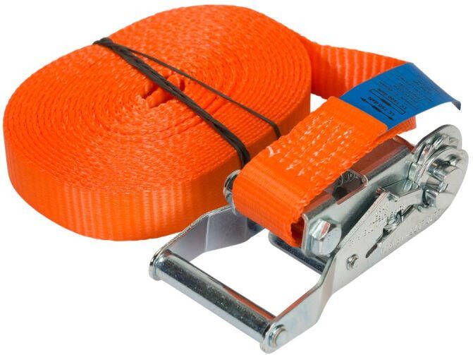 Mtools Konvox Spanband 25mm ratel 909 5m LC1500 Oranje |