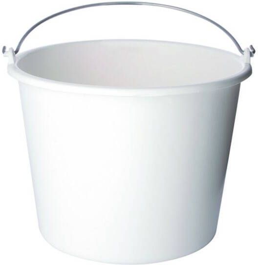 Mtools Kreuwel Plastics Almelo BV. Bouwemmer 12 liter &apos;ECO&apos; wit |