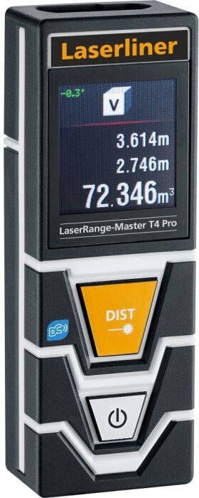 Laserliner LaserRange-Master T4 Pro (40m) afstandsmeter met Bluetooth 080.850A