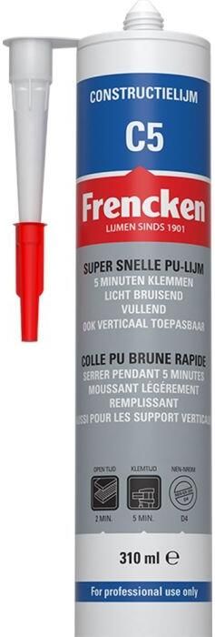 Mtools FRENCKEN Constructielijm C5 ko 310 ml |