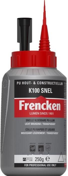Mtools FRENCKEN PU Hout- en constr.lijm K100 Snel fc 250 g |