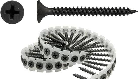 Pgb-Europe PGB-FASTENERS | Snelbouwschr. "S" op band 3 5x25 gefosf. | 1000 st PG0GPS004003500257