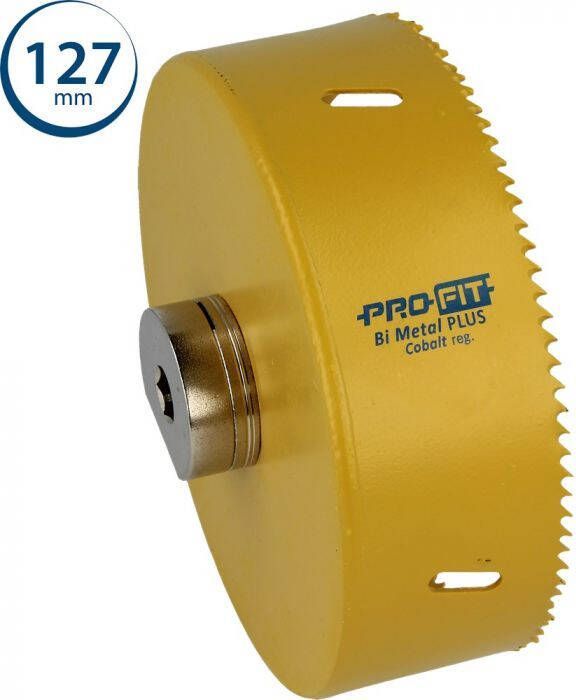 Mtools ProFit BiMetal PLUS gatzaag 127 mm met regelmatige vertanding. |
