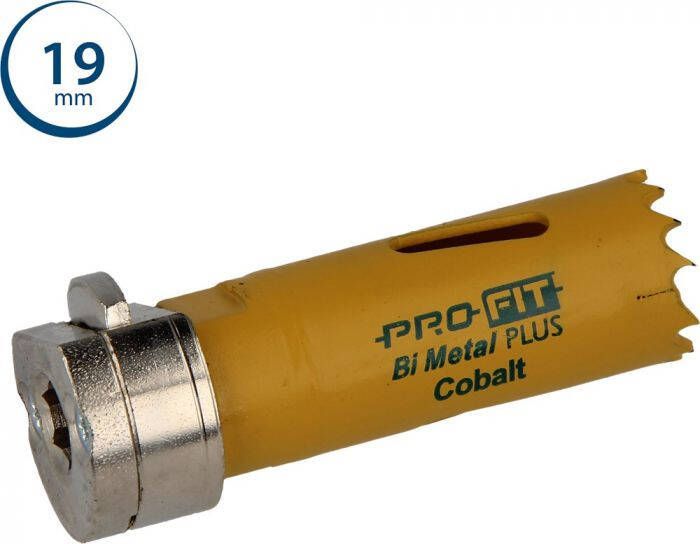 Mtools ProFit BiMetal PLUS gatzaag 19 mm met regelmatige vertanding. |