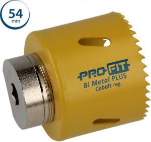 Mtools ProFit BiMetal PLUS gatzaag 54 mm met regelmatige vertanding. |