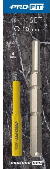 mtools ProFit Click & Drill "Heavy Duty" geleidepen voor Diamont Dry-gatzagen met 8 mm Diamond Dry boor |