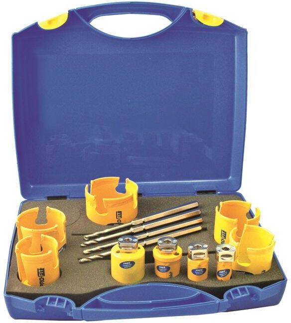Mtools ProFit Multi Purpose gatzagenset 9 stuks 19-25-32-43-51-56-60-64-76 mm. |