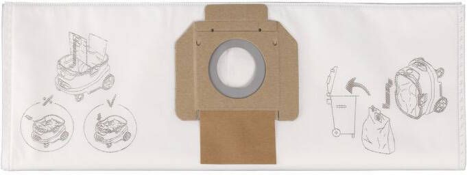 Mtools Stofzuigerzakken 42276-5PRO High Filtration Stofzak |