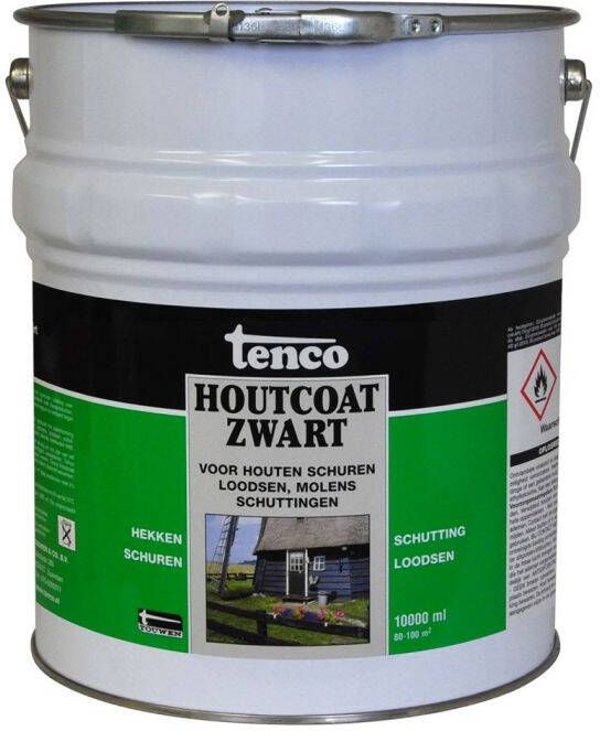Mtools TENCO HOUTCOAT ZWART 10 L |