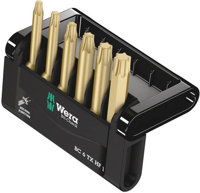 Wera Bit-Check 6 TX HF 1 6 -delig 1 stuk(s)