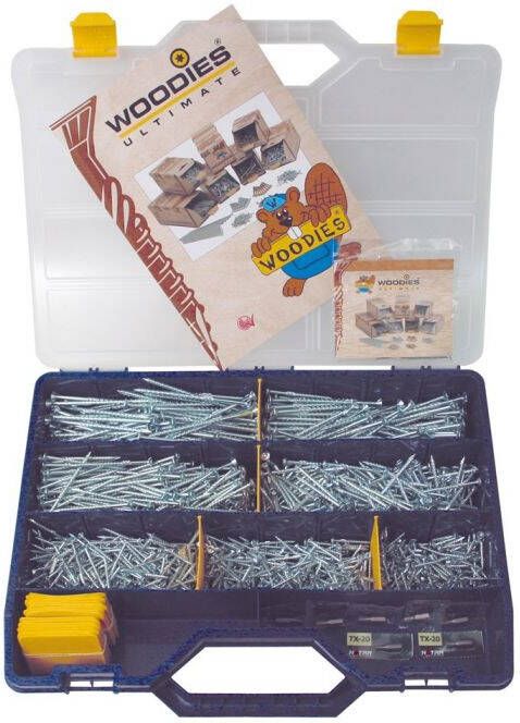 mtools Woodies Ultimate assortimentskoffer verzinkt |