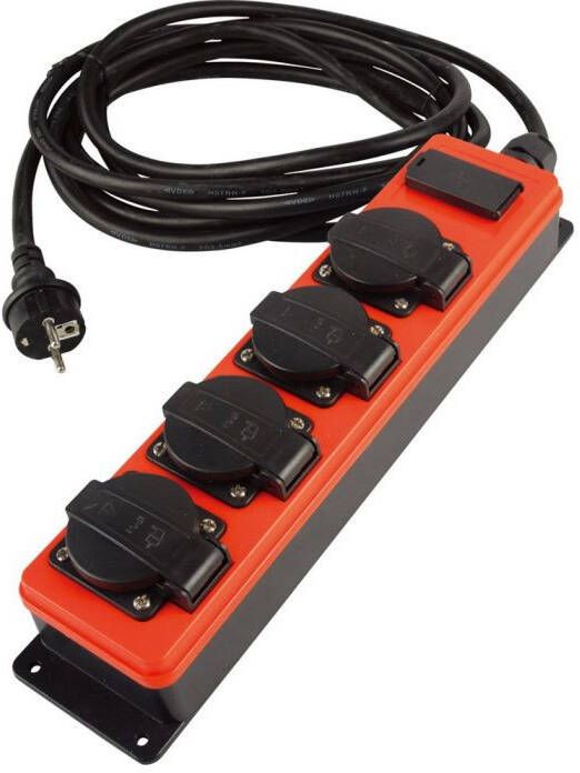 QwattPro verdeelblok Socketmaster met kabel 20 meter 3x2 5mm. | Mtools