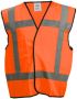 SafeWorker LENA SIGNALISATIEVEST EN471 RWS 100% POLYESTER Fluor Oranje maat One size 020 | Mtools - Thumbnail 2