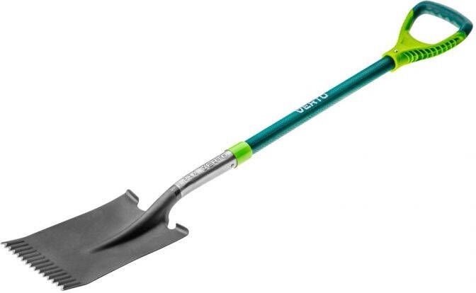 VERTO Steekschep Spade T-REX verharde kartel. Metalen glasvezel steel. Recht blad. | Mtools