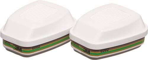 3M Gas- en combinatiefilter | A1 B1 E1 K1 P3R | EN 14387:2004 + A1:2008 | v. serie 6000 | 4 stuks 7100104317