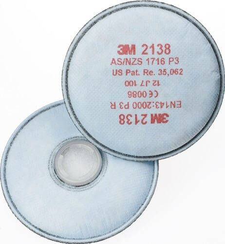 3M Rond stoffilter | EN 143:2000 P3R | v.4000370675 -680 -690 -691 | 20 stuks 7000029735