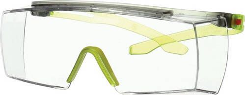 3M Veiligheidsbril | EN 166-1FT | beugel grijs limoengroen ring helder | polycarbonaat | 1 stuk 7100209413