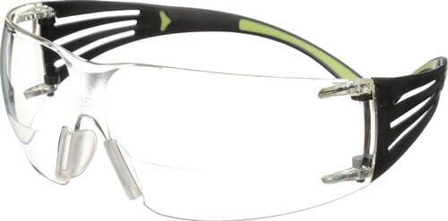 3M Veiligheidsbril | EN 166 | beugel zwart groen ring helder +1 5 | polycarbonaat | 1 stuk 7100114612