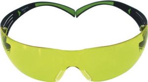 3M Veiligheidsbril | EN 166 EN 170 | beugel zwart groen ring geel | polycarbonaat | 1 stuk 7100078986