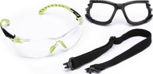 3M Veiligheidsbril | EN 166 EN 170 EN 172 | beugel groen ring helder | polycarbonaat | 1 stuk 7100078881