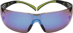 3M Veiligheidsbril | EN 166 EN 172 | beugel zwart groen ringen blauw | polycarbonaat | 1 stuk 7100078880