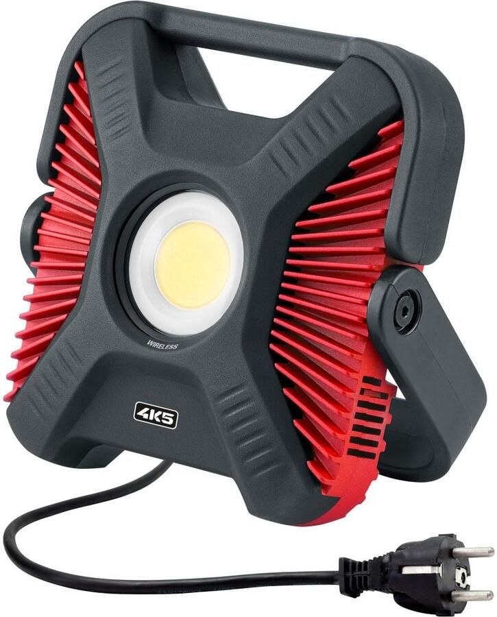 4K5 Tools HD 6000 C Krachtige led-bouwspot met USB-laadaansluiting 602.404A