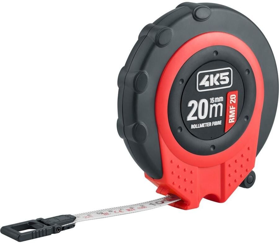 4K5 Tools RMF 20 Aan beide zijden bedrukte rolbandmaat van glasvezel 606.102-20