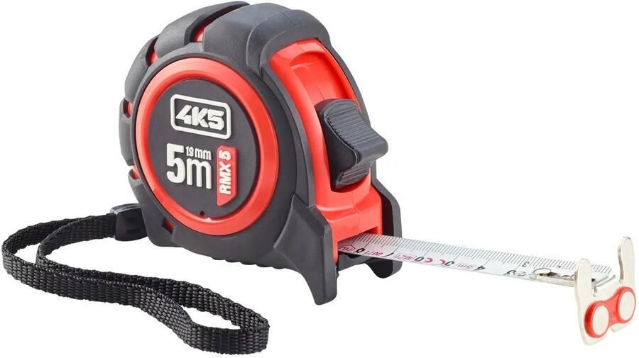 4K5 Tools RMX 5+ Aan beide zijden bedrukte rolbandmaat met magnetische eindhaak 606.100-6