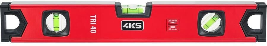 4K5 TRI 40 | Waterpas met 45°-libel 40 cm 603.115-40