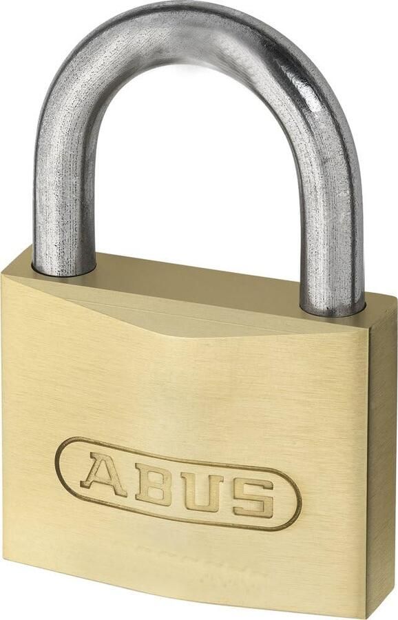 Abus Hangslot 65 45 gl | Messing kast | Gehard stalen beugel 10093302