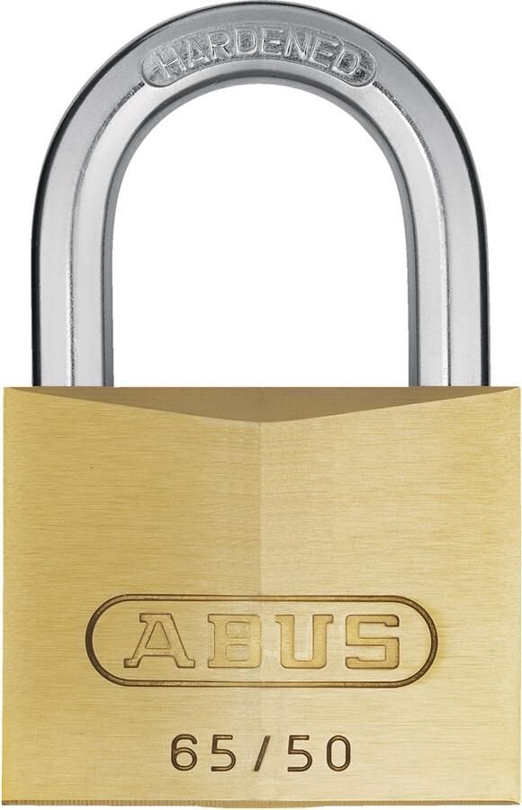 Abus Hangslot | Messing kast | Beugel van gehard staal 65 40 KA 6404