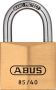 Abus Cilinderhangslot | breedte slotlichaam 40 mm | messing gelijksluitend 0709 | 1 stuk 2456 - Thumbnail 2