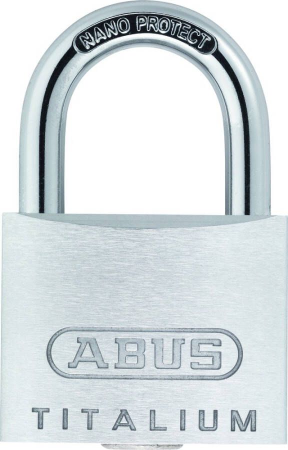 ABUS Cilinderhangslot | breedte slotlichaam 40 mm | Titalium gelijksluitend 6411 | 1 stuk 54586