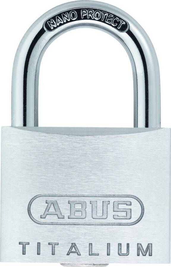 ABUS Cilinderhangslot | breedte slotlichaam 40 mm | Titalium gelijksluitend 6411 | 1 stuk 54586