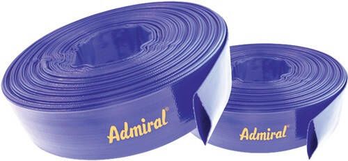 Admiral Platte slang | binnen-d. 152 mm | lengte 50 m | blauw | rol | 50 stuks 602A-150-050