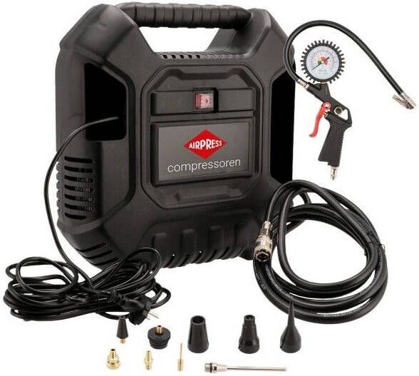 Airpress Olievrije Compressor HLO 180 | 8 bar | 150 l min | + accessoires 36942