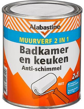 Alabastine 2In1 Muurverf Badk. En Keuken 1L 5096068