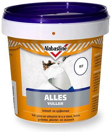 Alabastine Alles Vuller Wit 1Kg 5095986