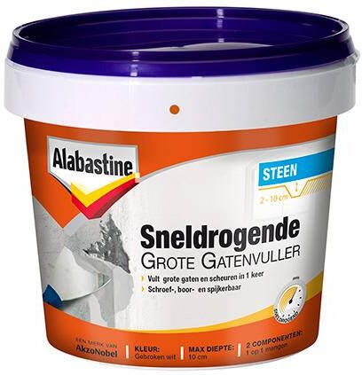 Alabastine Sneldr Gr. Gatenvuller 2 X 500Gr 5209889