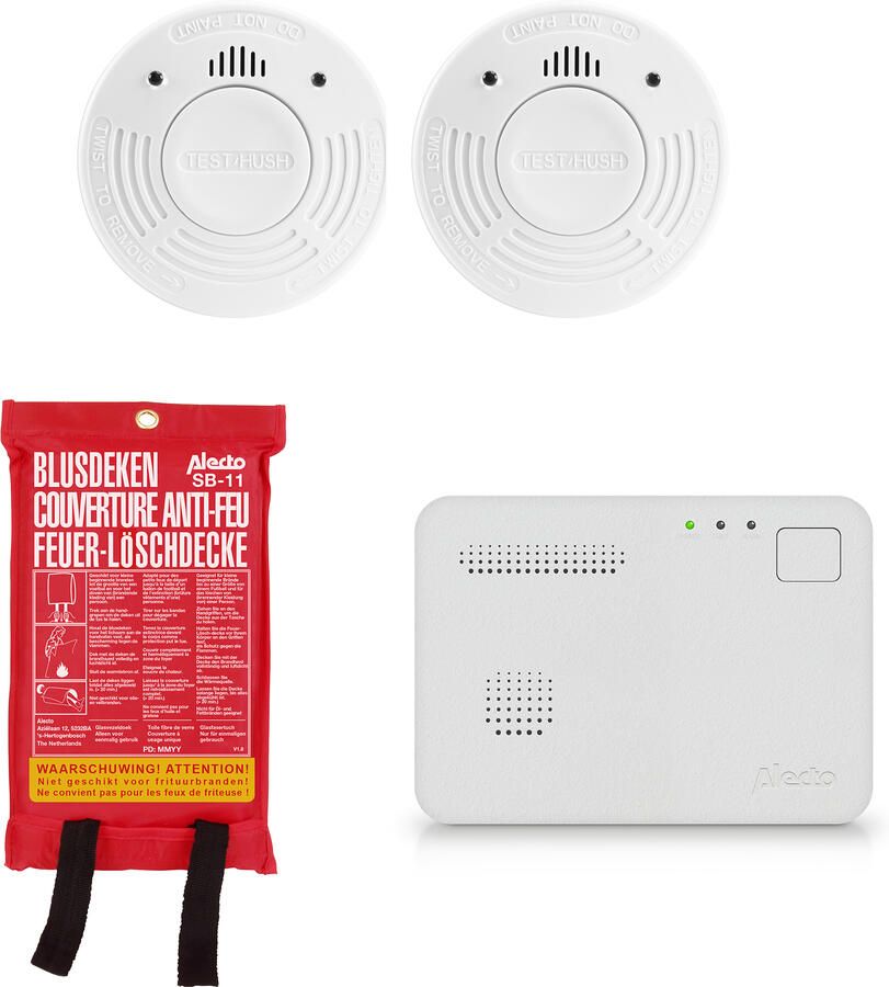 Alecto Brandpreventiebox (2x SA-110 1x COA1910 1x SB-11) BPB16