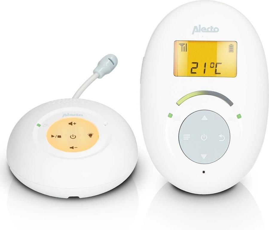 Alecto DBX120 Full Eco DECT babyfoon wit blauw DBX120