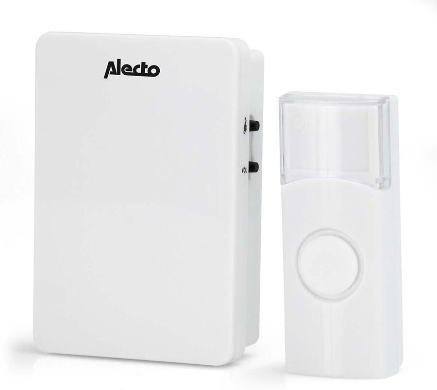 Alecto Draadloze deurbel Wit ADB-11WT