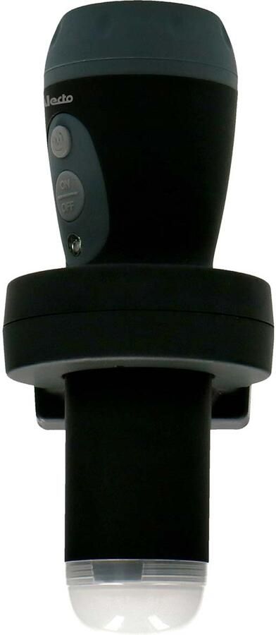 Alecto Oplaadbare LED-zaklamp Zwart ATL-110ZT