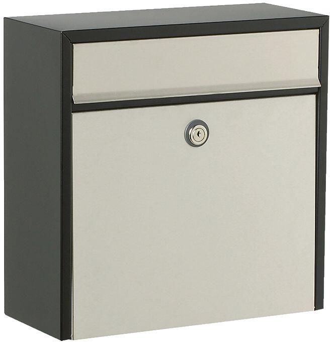 Allux Brievenbus 2500 Zwart Roestvaststaal 40250060