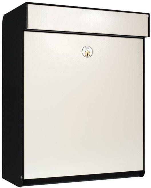 Allux Brievenbus Grundform Zwart Wit 40400040