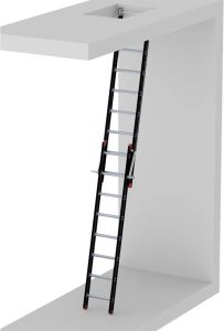 Altrex 2-delige Liftmachinekamerladder ZML 2040 2 x 8 125016