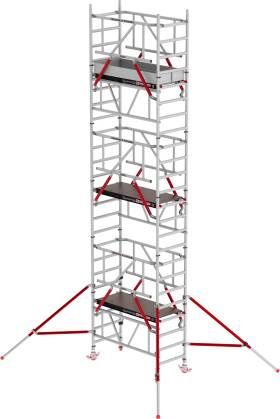 Altrex MiTOWER PLUS rolsteiger 7.20 m werkhoogte 0.75 m breed 1.65 m Fiber-Deck platform Safe-Quick C003033
