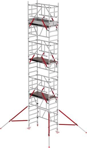 Altrex MiTOWER PLUS rolsteiger 8.20 m werkhoogte 0.75 m breed 1.65 m Fiber-Deck platform Safe-Quick C003034