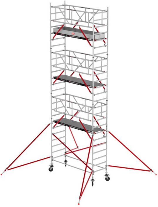 Altrex RS TOWER 51 PLUS rolsteiger | 8.20 m | 0.90 m | 2.45 m Fiber-Deck platform | Safe-Quick + schoren TX511038